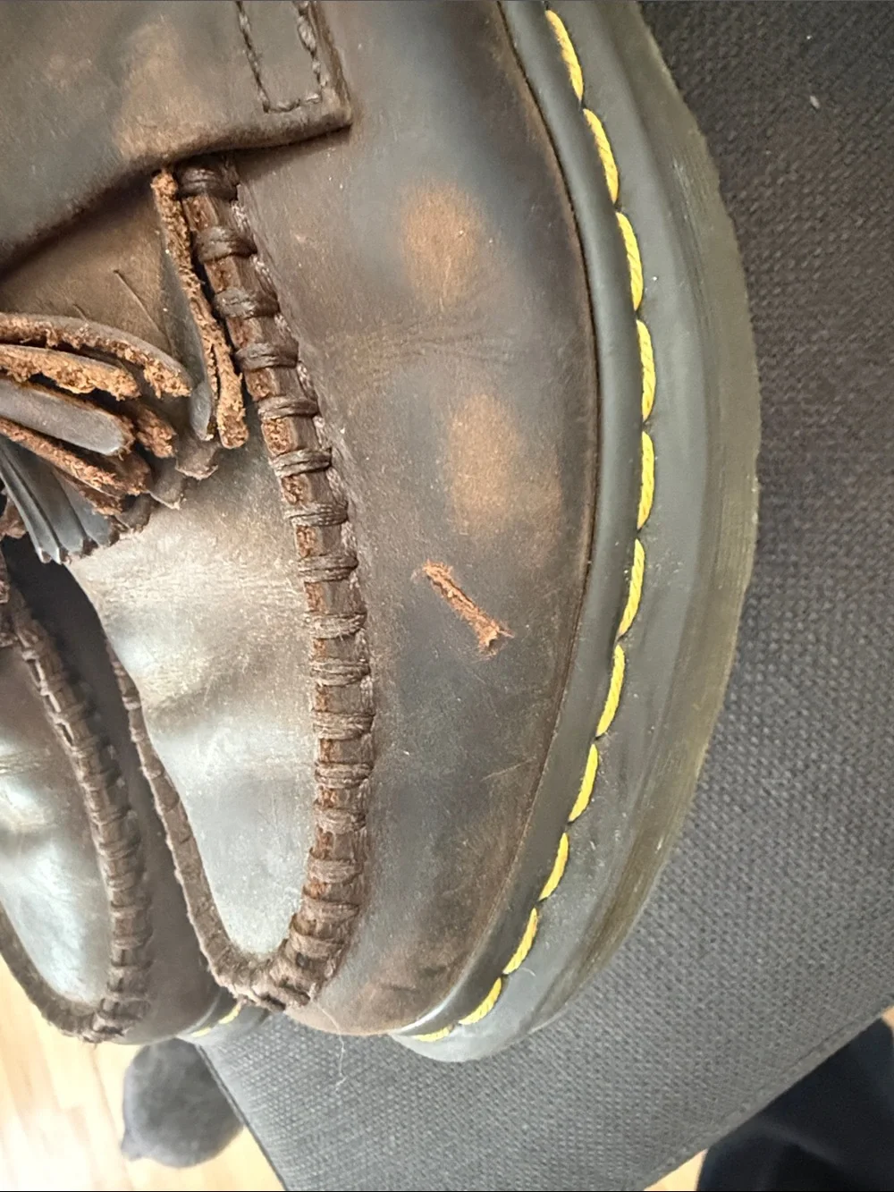 Dr. Martens Brown Leather Tassel Loafers